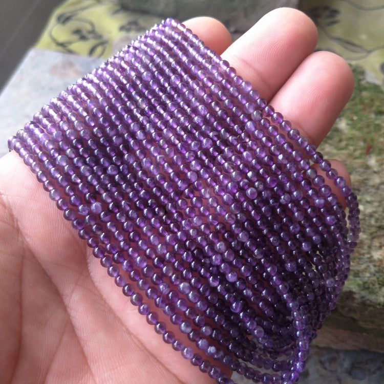 Naturlig ædelsten, 3 mm sten, Howlit, Ametyst, Onyx, Sodalit, Amazonit, Labradorit Rund 15''