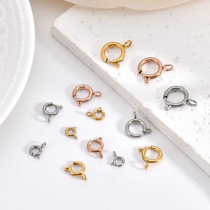 Guld, rosa guld Rondelle afstandsstykke, 1x4,5 mm kobber metal afstandsstykke til smykkefremstilling, smykkefinding 100 stk.