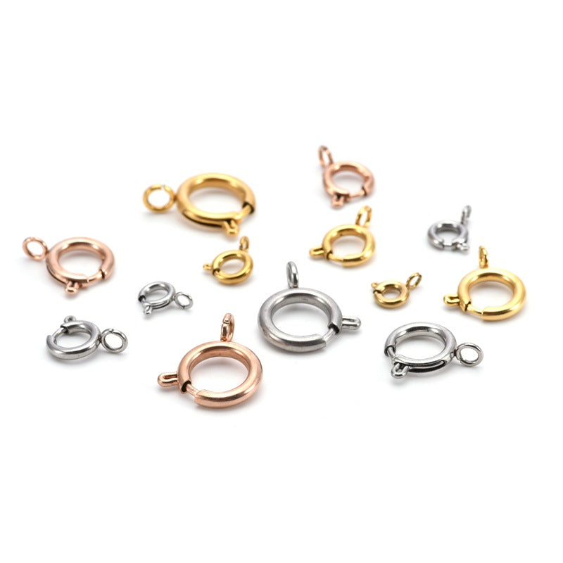 Guld, rosa guld Rondelle afstandsstykke, 1x4,5 mm kobber metal afstandsstykke til smykkefremstilling, smykkefinding 100 stk.