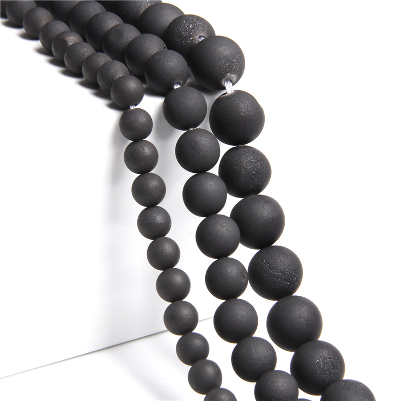 Mix Druzy Agate 6mm 8mm 10mm 12mm 14mm 15''