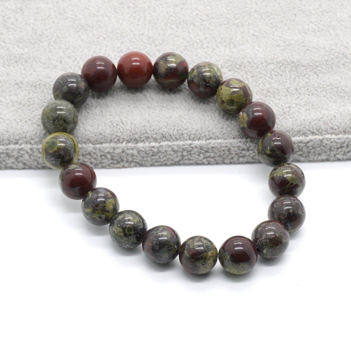 Dragon Bloodstone Bracelet 8''