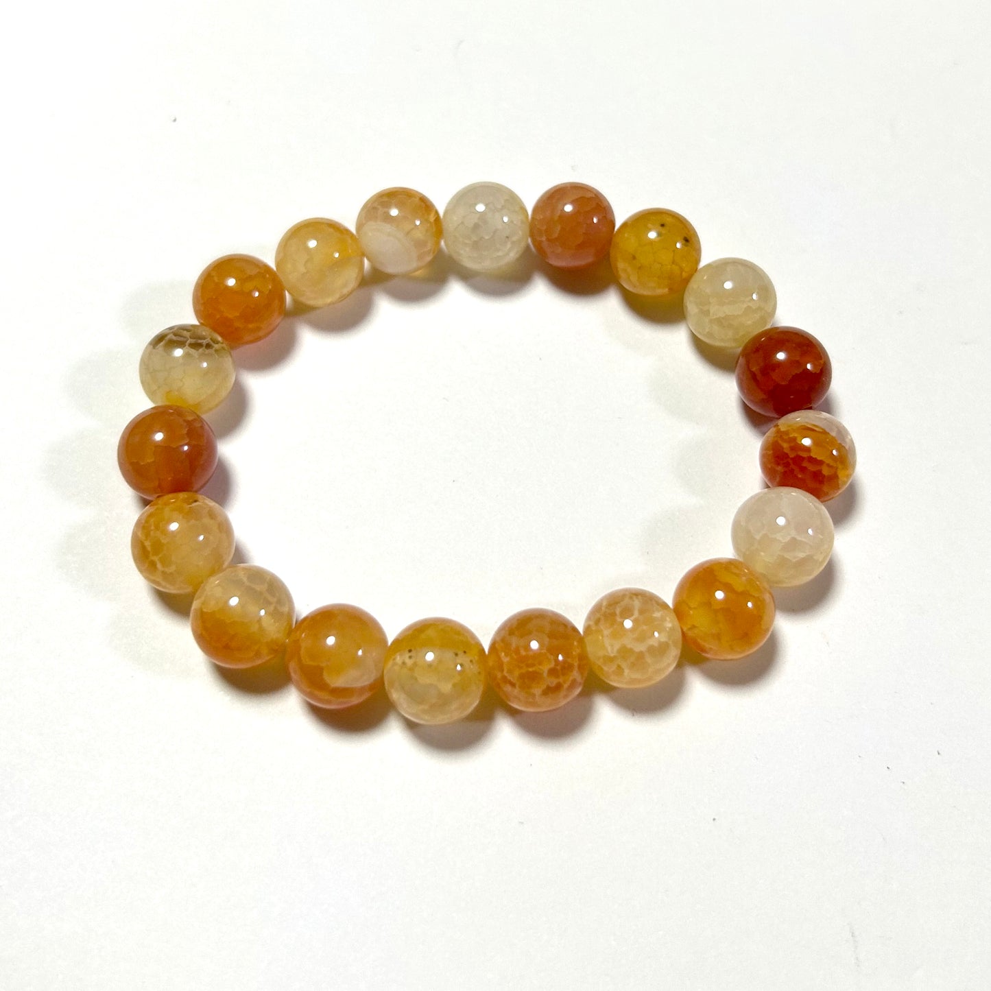 Cracked Carnelian Bracelet 8''