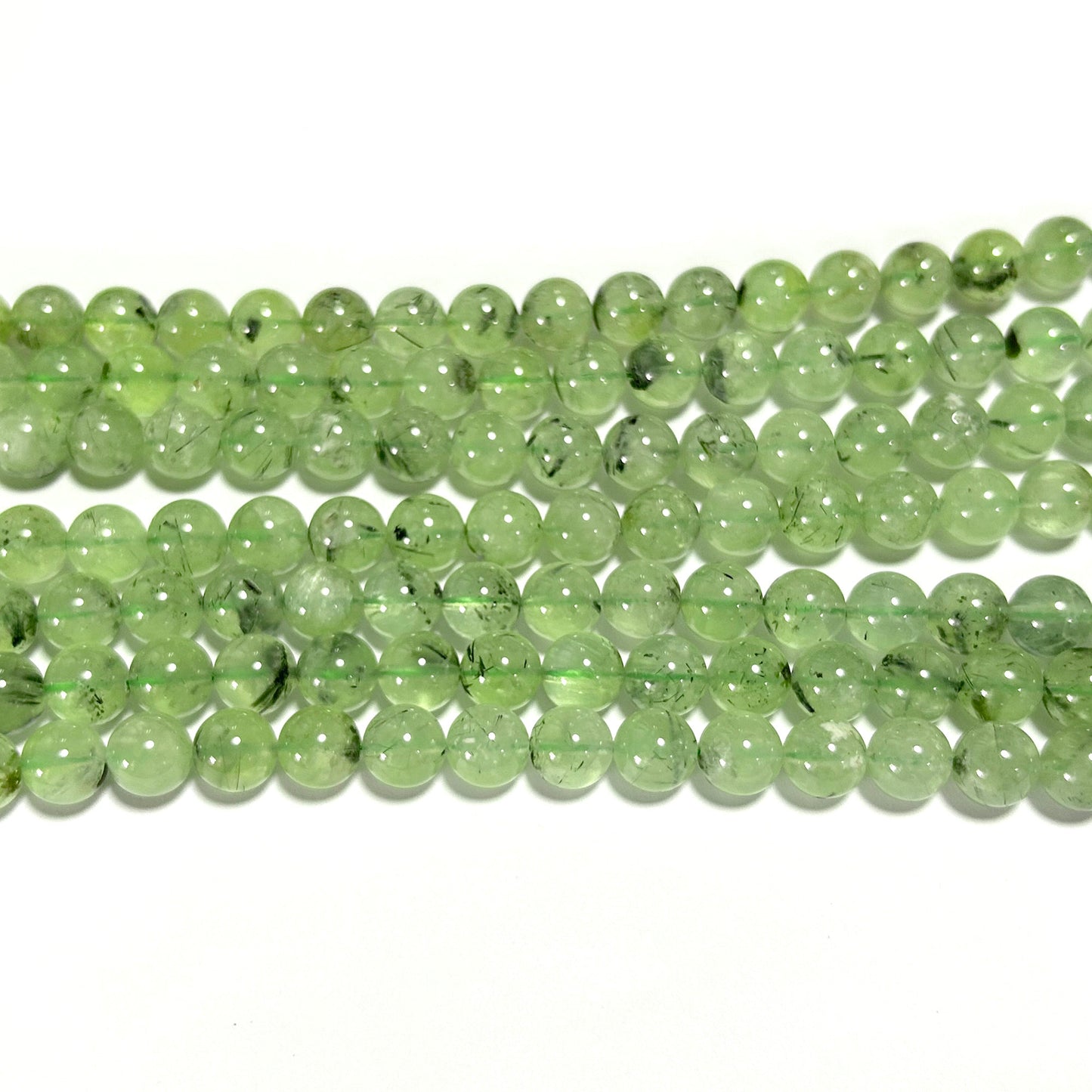 Green Prehnite Beads 4mm 6mm 8mm 10mm 12mm 15''