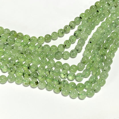 Green Prehnite Beads 4mm 6mm 8mm 10mm 12mm 15''