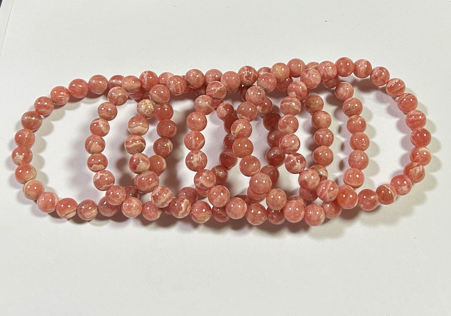 Rhodochrosite Bracelet 7''