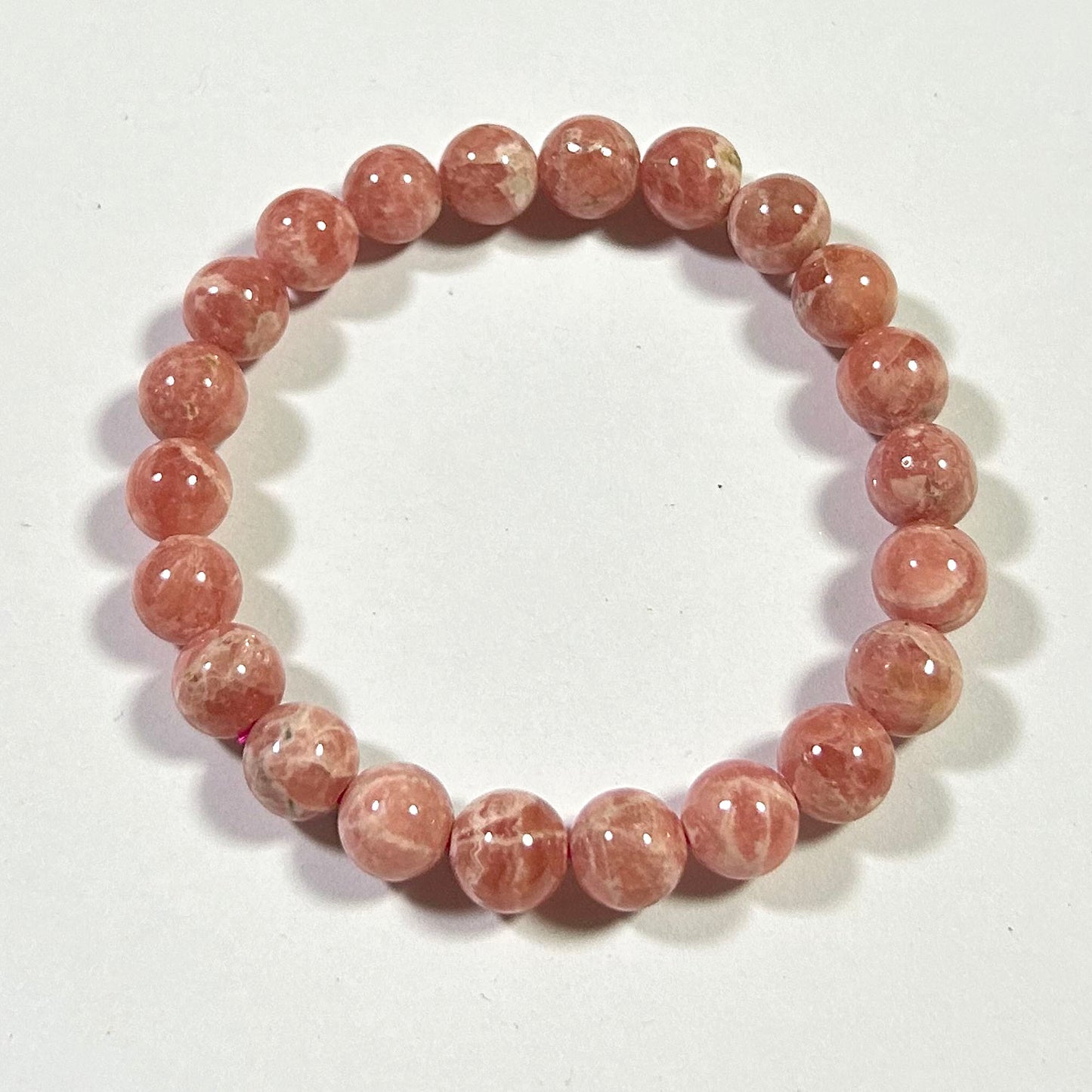 Rhodochrosite Bracelet 7''