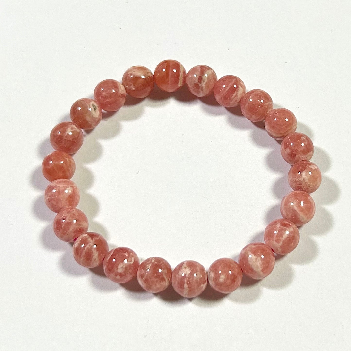 Rhodochrosite Bracelet 7''