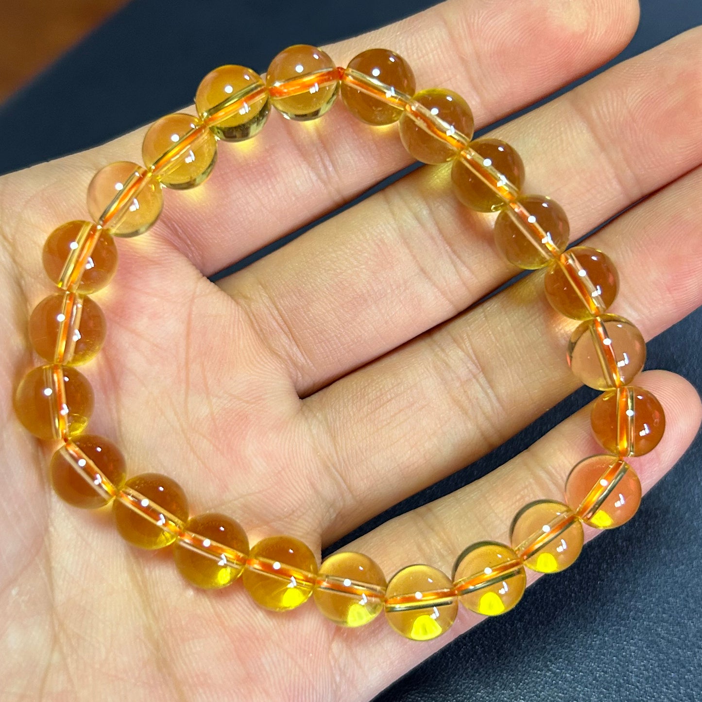 Bracelet Citrine 8''