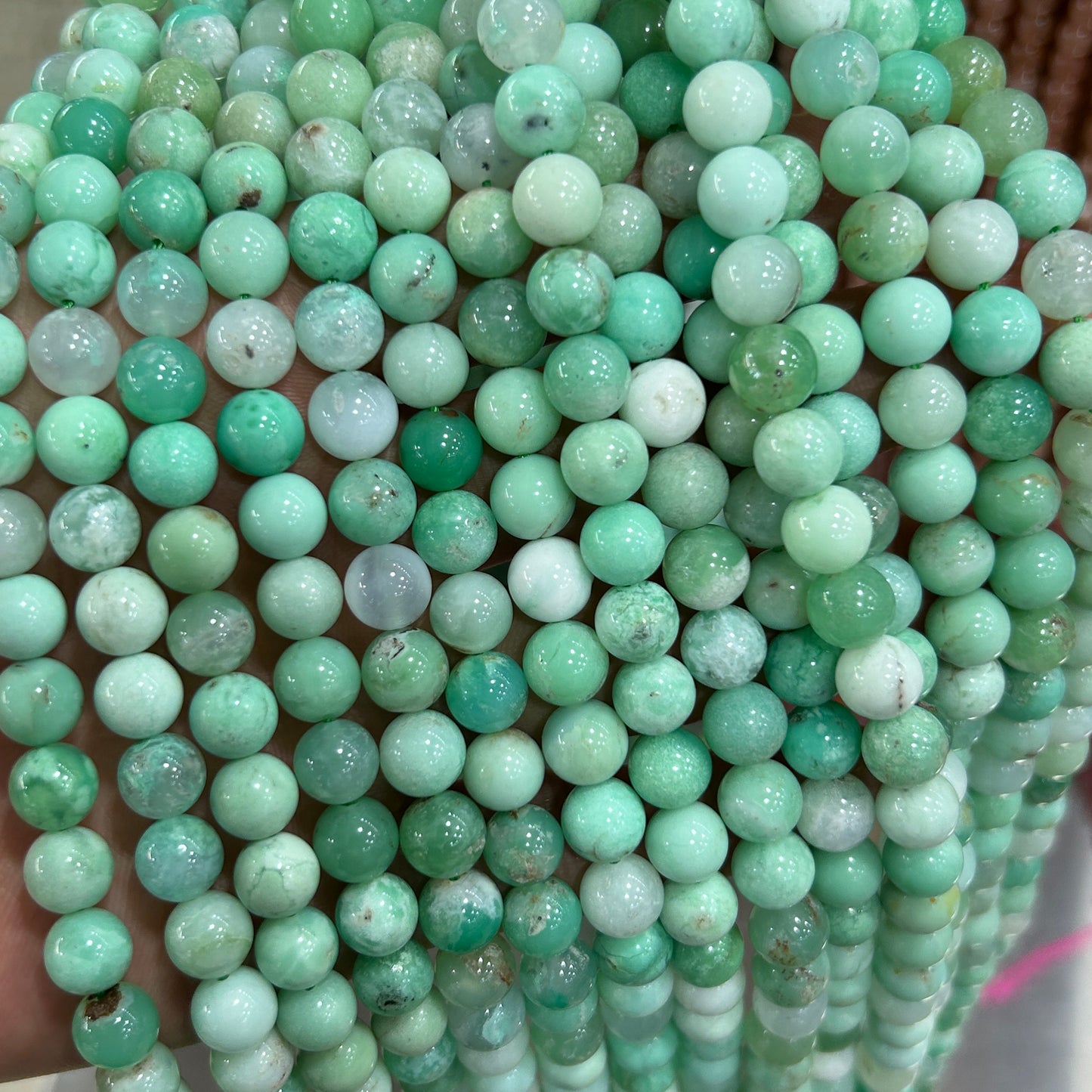 Chrysoprase Beads 6mm 8mm 10mm 15''