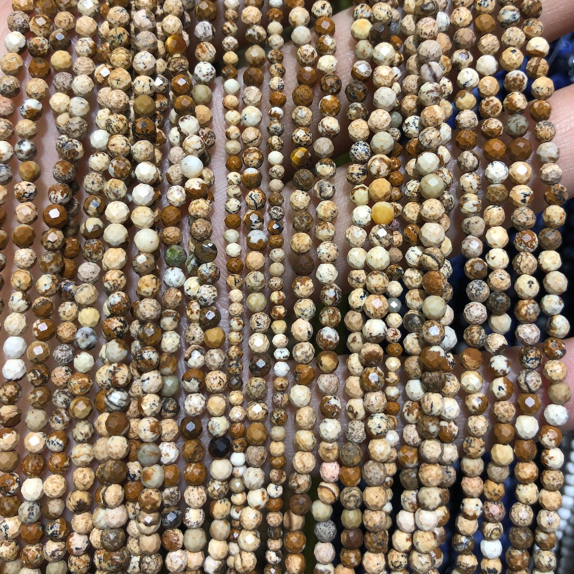 Picture Jaspis facetterede perler 2 mm 3 mm 4 mm 15'' 的副本