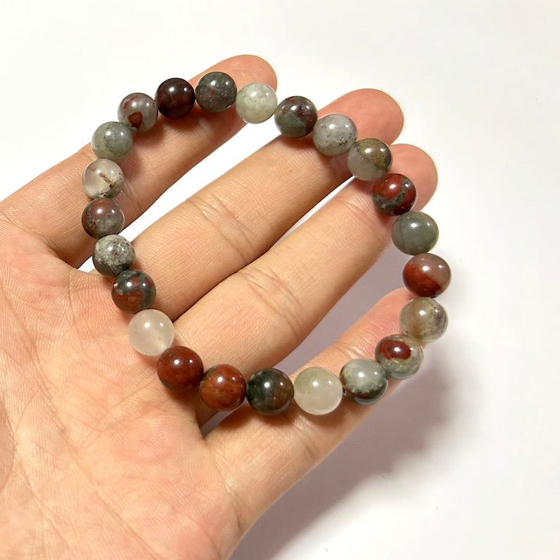 African Bloodstone Bracelet 8''