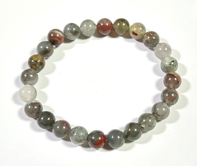 African Bloodstone Bracelet 8''