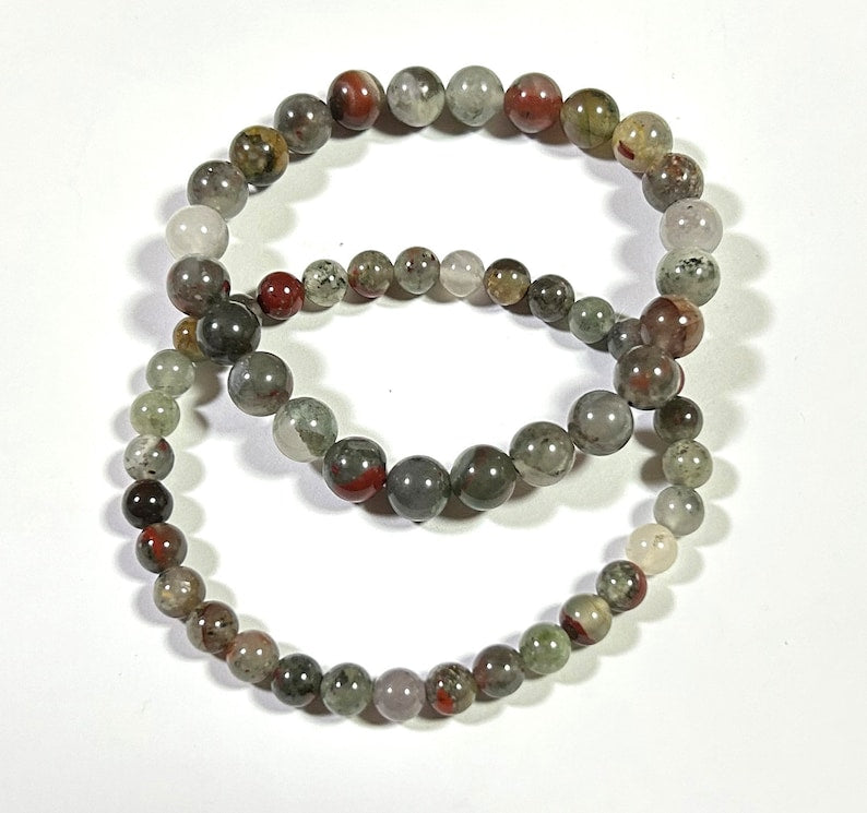 African Bloodstone Bracelet 8''