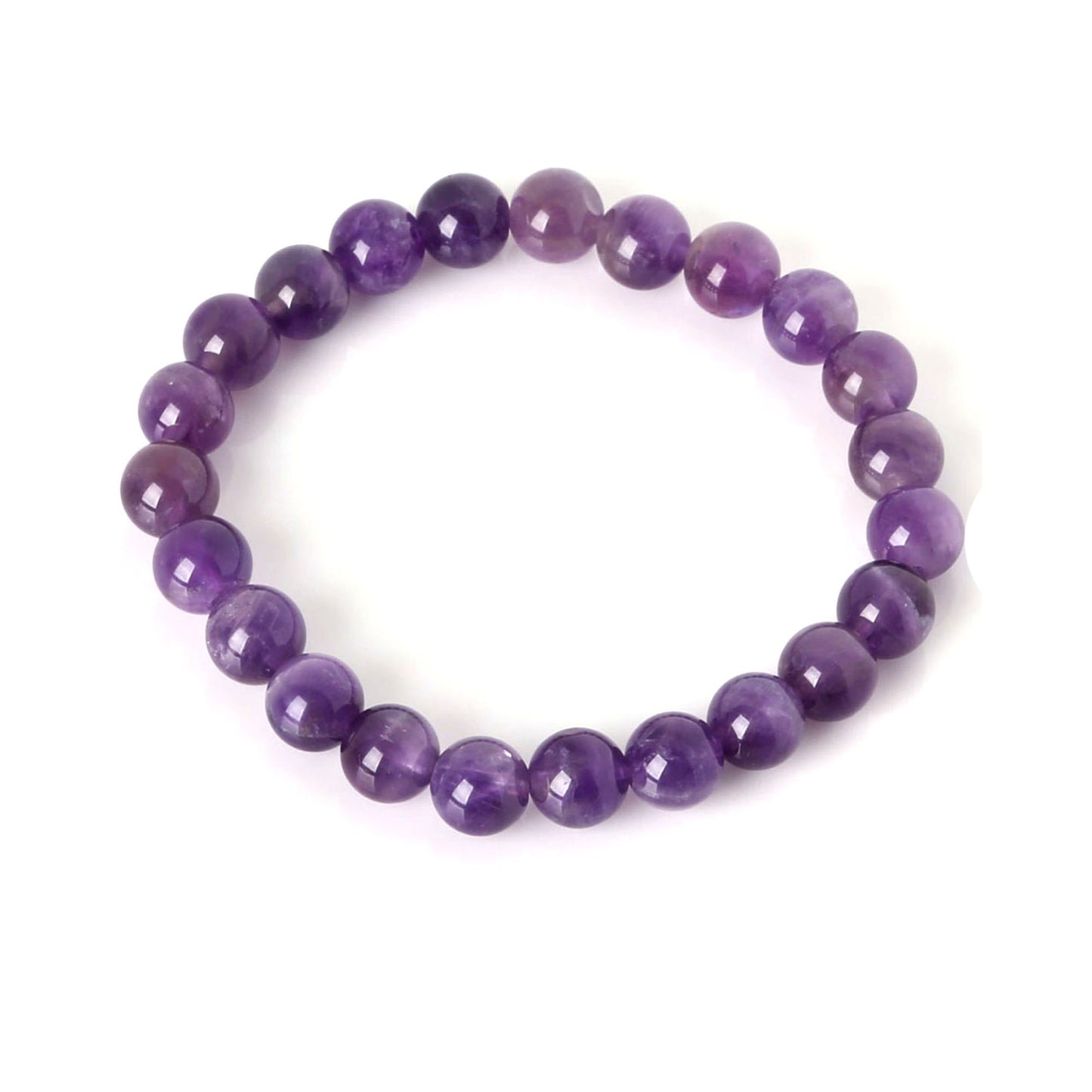 Natural Stone Bracelet 8mm 8''