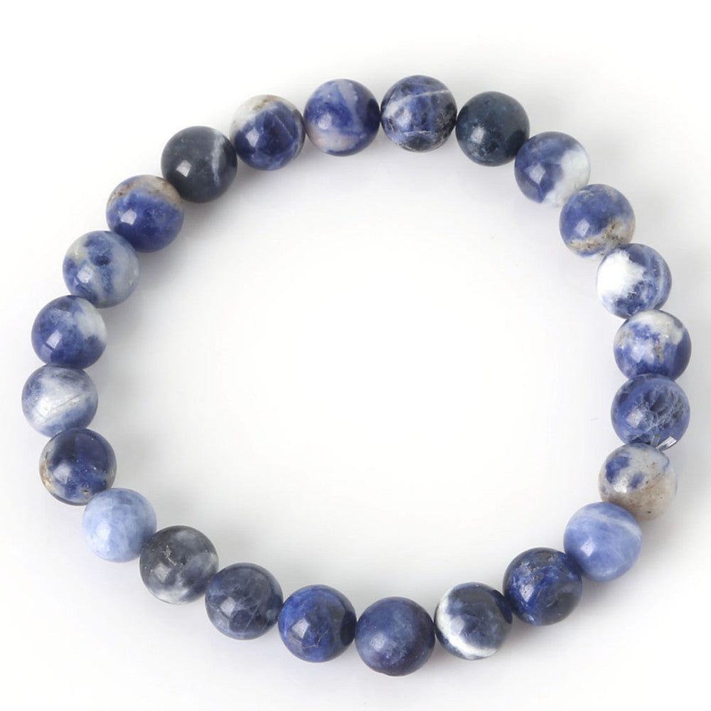 Natural Stone Bracelet 8mm 8''