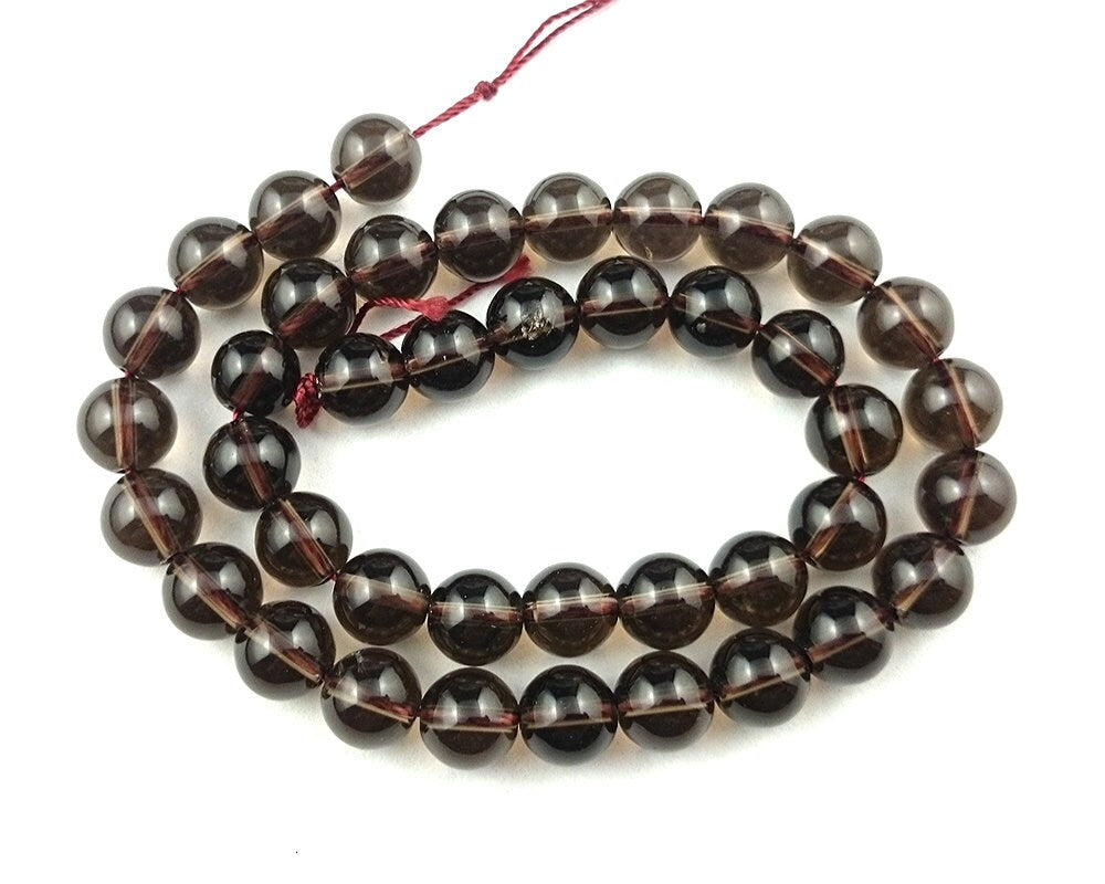 Natural Smoky Quartz Stone Beads 4mm 6mm 8mm 10mm 15''
