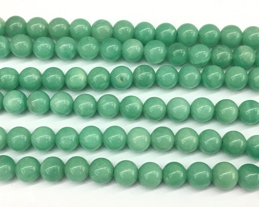 A+ Green Amazonite Beads 4mm 6mm 8mm 10mm 12mm 15''