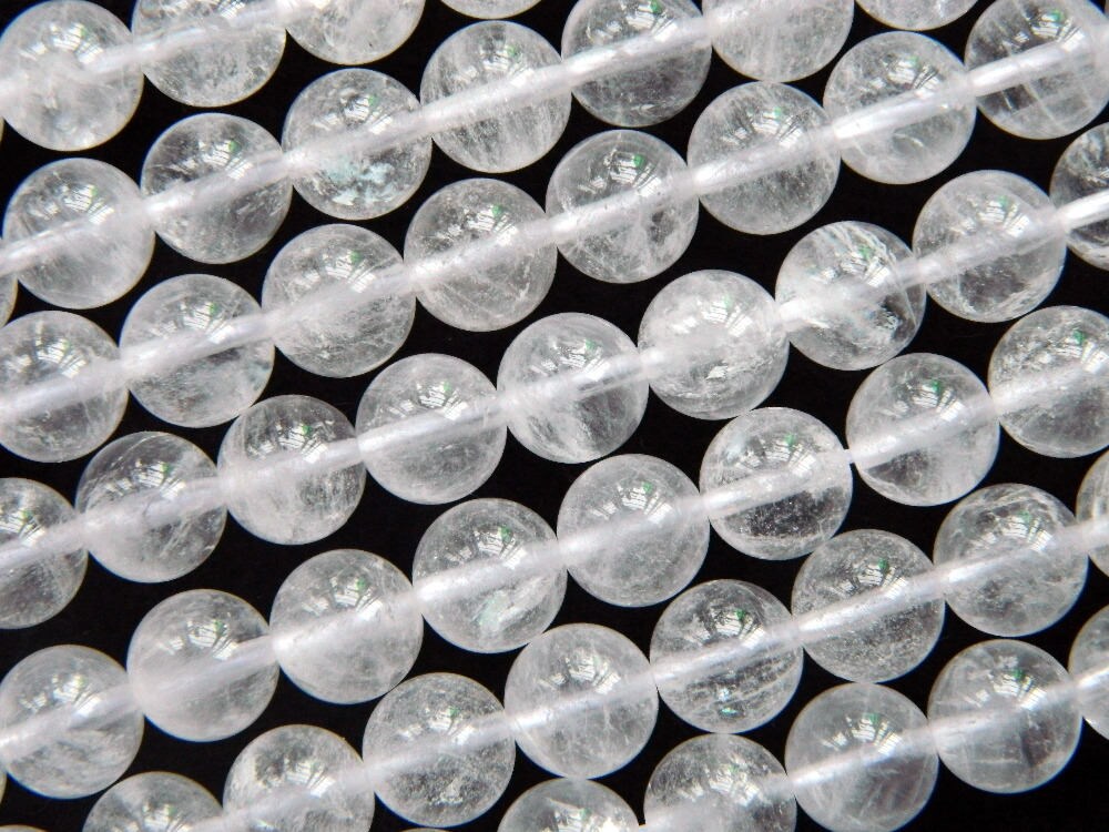 Snow Quartz Beads 8mm 10mm 15''