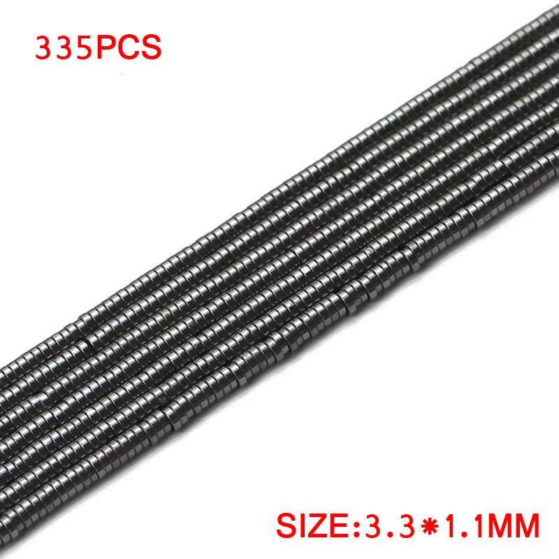 Hematite Rondelle Beads 2mm 3mm 4mm 6mm 8mm 15''