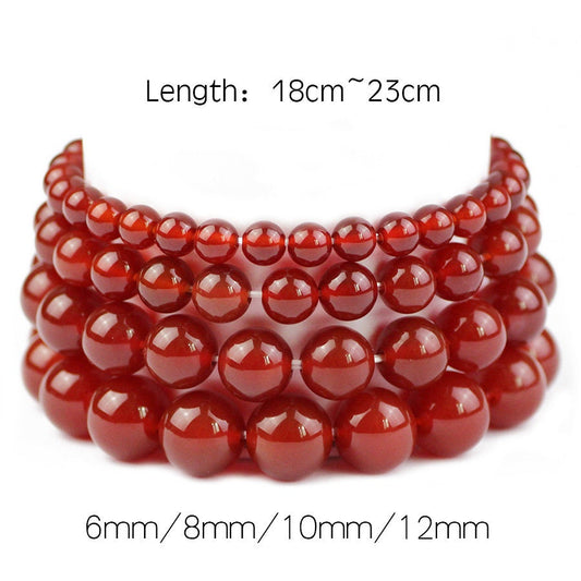 Red Carnelian Bracelet 8''