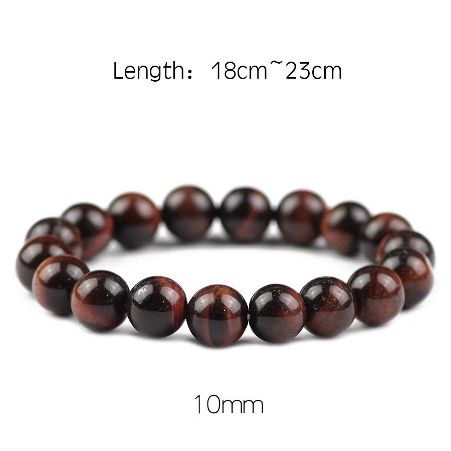 Red Tiger Eye Bracelet 8''