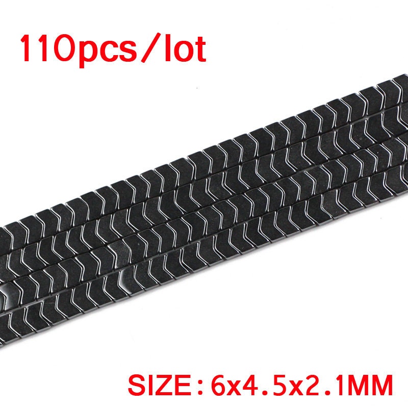 Hæmatit, naturlig ædelsten, flad pileform, hæmatitsten, 4mm 6mm 8mm 10mm 15''