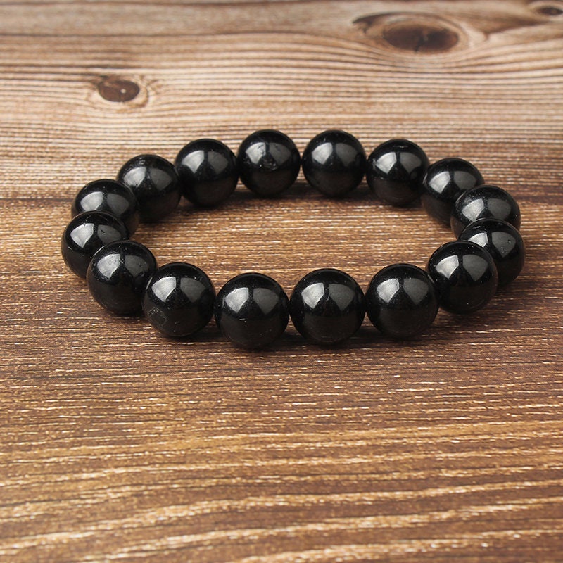 Black Tourmaline Bracelet 8''