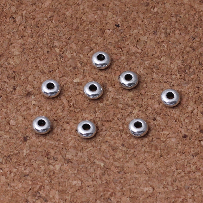 5mm Alloy Spacer Beads 50pcs