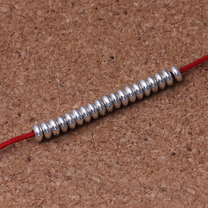 5mm Alloy Spacer Beads 50pcs