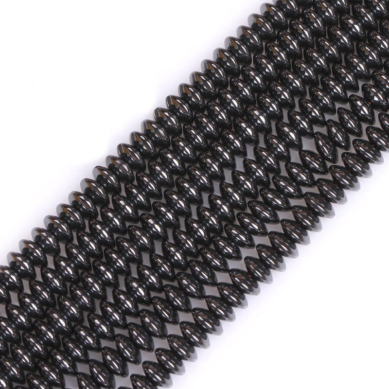 Hematite Rondelle Beads 4mm 6mm 8mm 10mm 15''