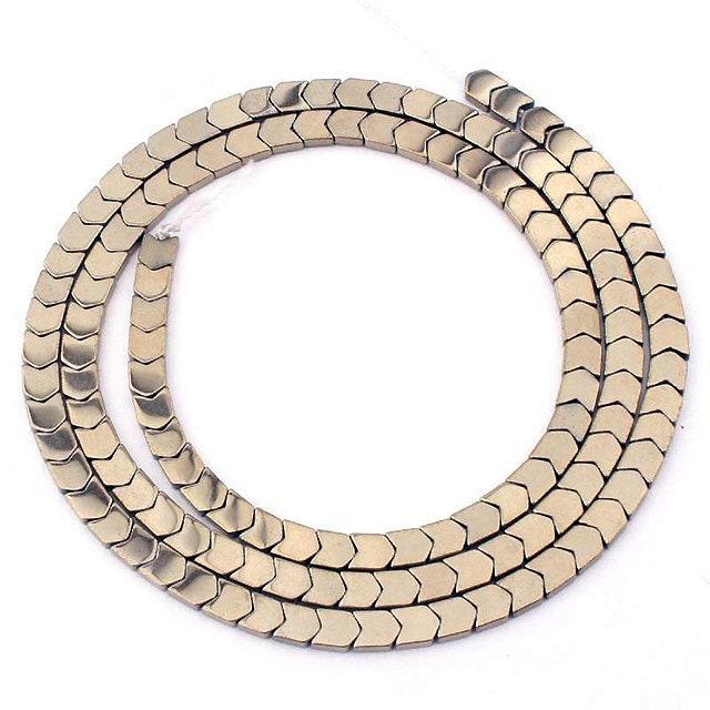 Hæmatitpil , naturlig ædelsten , løs sten 3x3 mm