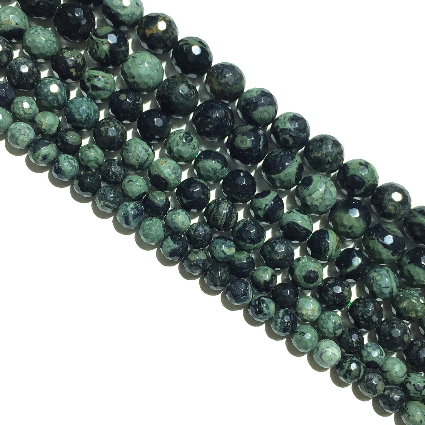 Kambaba Jasper Faceted Beads 6mm 8mm 10mm 15''