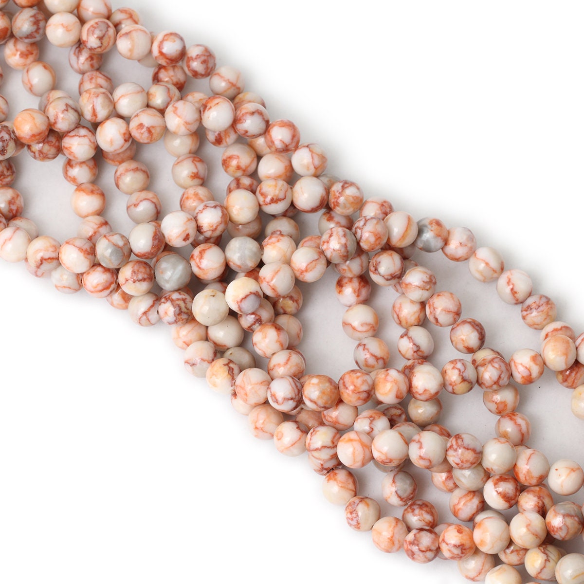 Red Silk Jasper Beads 4mm 6mm 8mm 10mm 15''