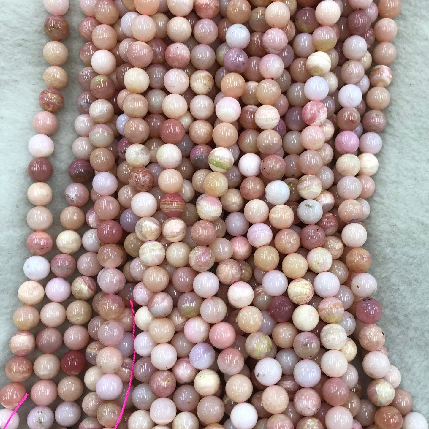 A Pink Opal Stone Beads Natural Gemstone Beads 10mm 15''