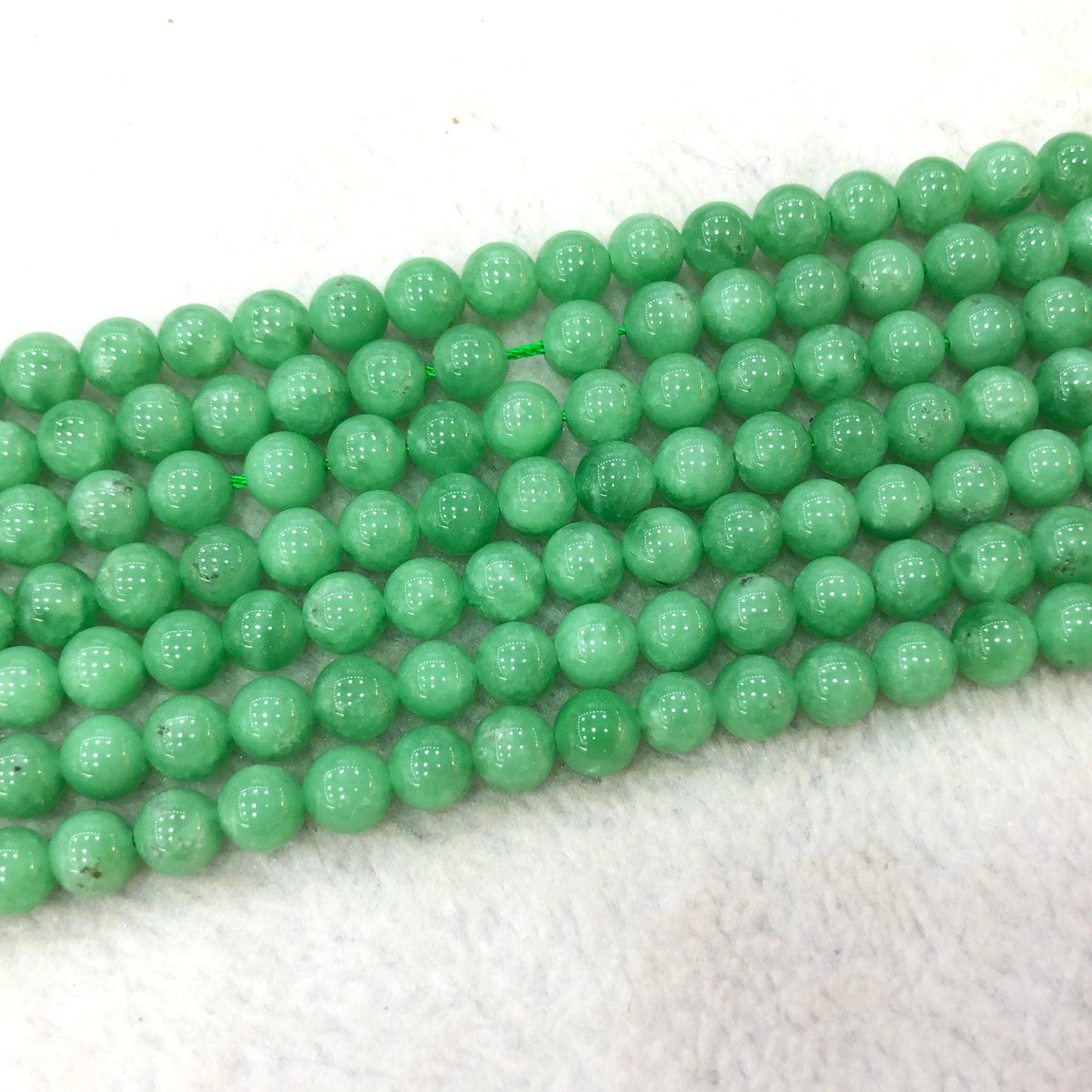 Green Angelite Stone Beads 6mm 8mm 10mm 15''
