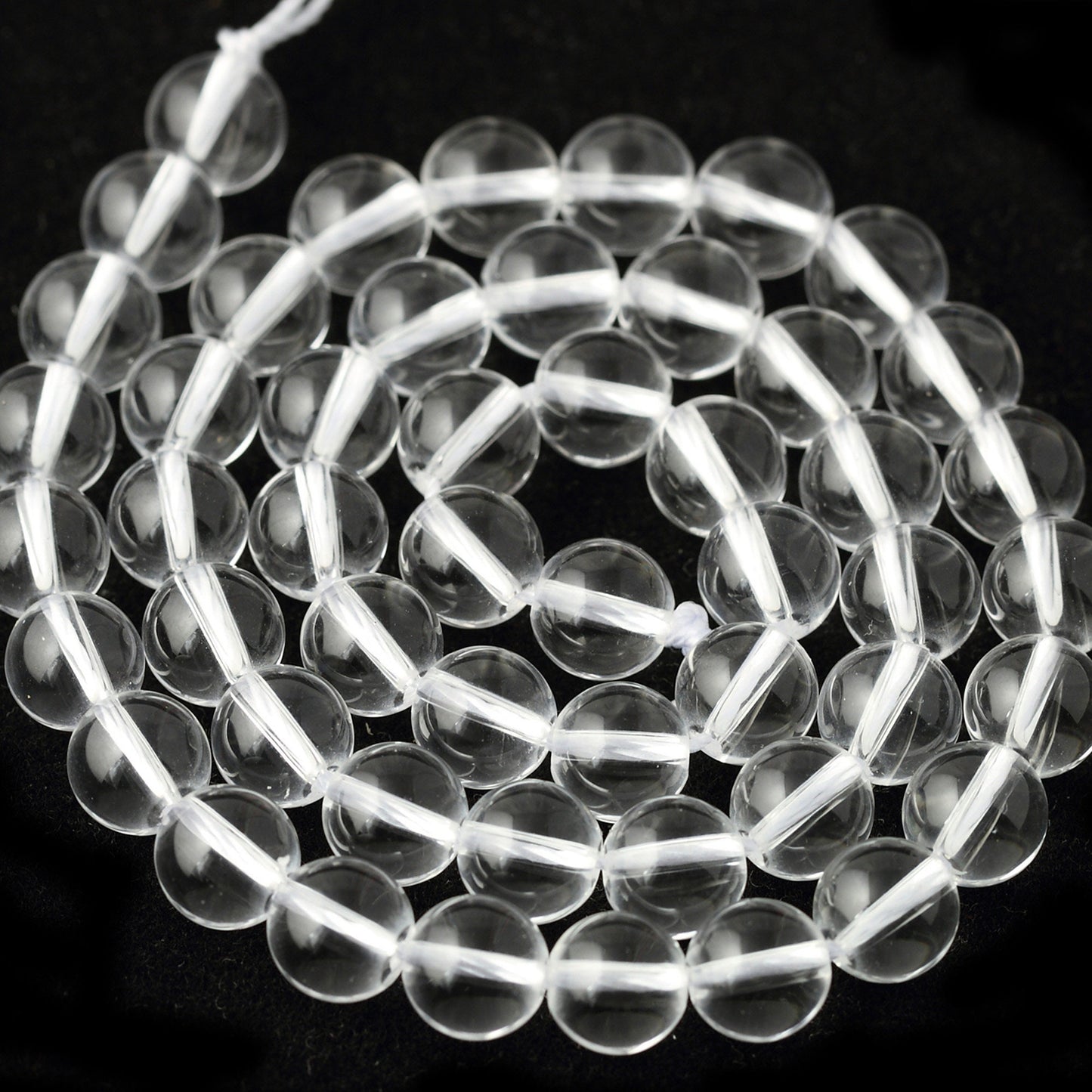 A+ Clear Crystal Quartz Beads 4mm 6mm 8mm 10mm 12mm 14mm 15''