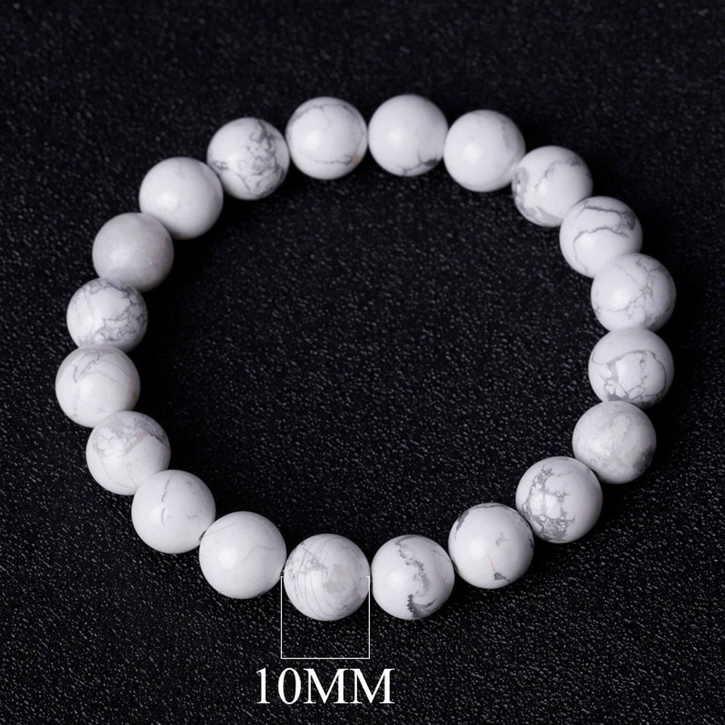 Howlite Bracelet 8''
