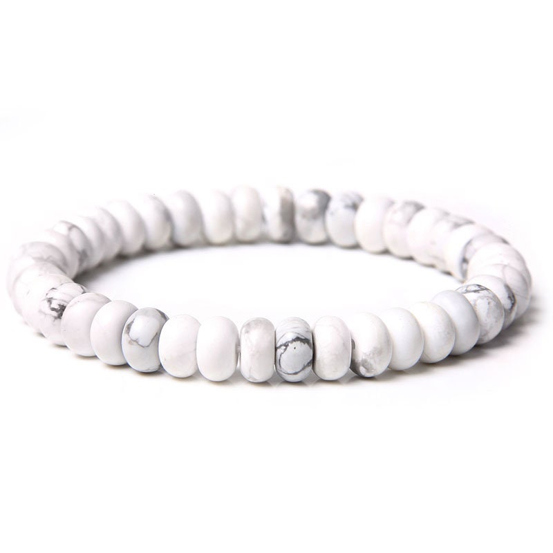 Howlite Bracelet 8''