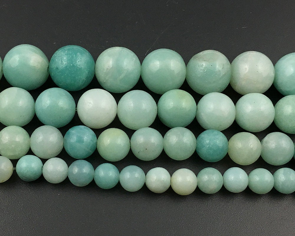 Green Amazonite Beads 4mm 6mm 8mm 10mm 12mm 15''