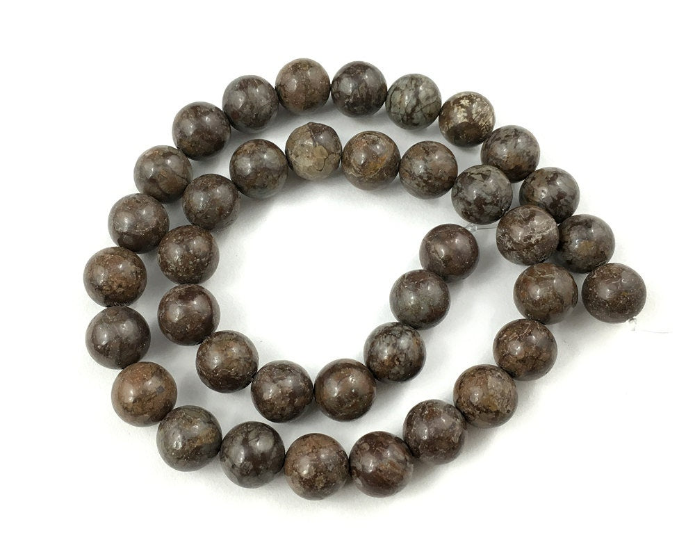 Chinese Obsidian Stone Beads 4mm 6mm 8mm 10mm 12mm 15''