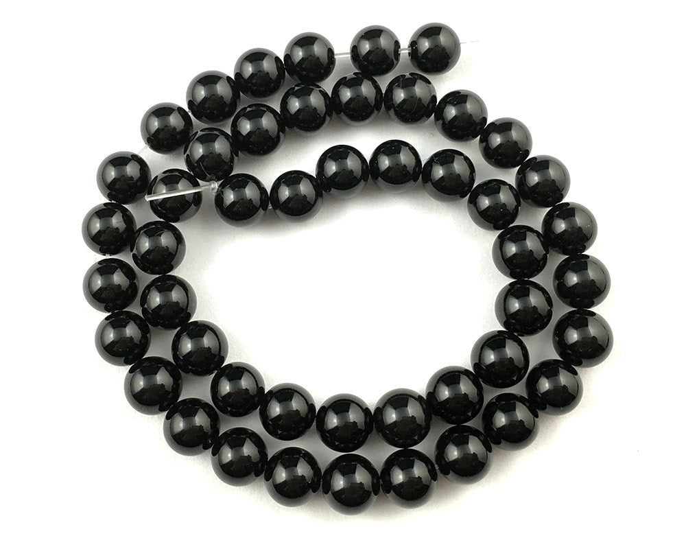 Black Onyx Beads Natural Gemstone Beads 4mm 6mm 8mm 10mm 12mm 14mm