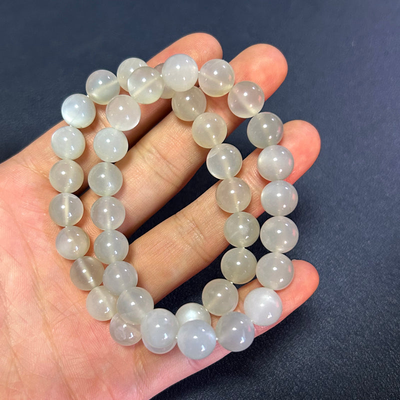 White Moonstone Bracelets 8''