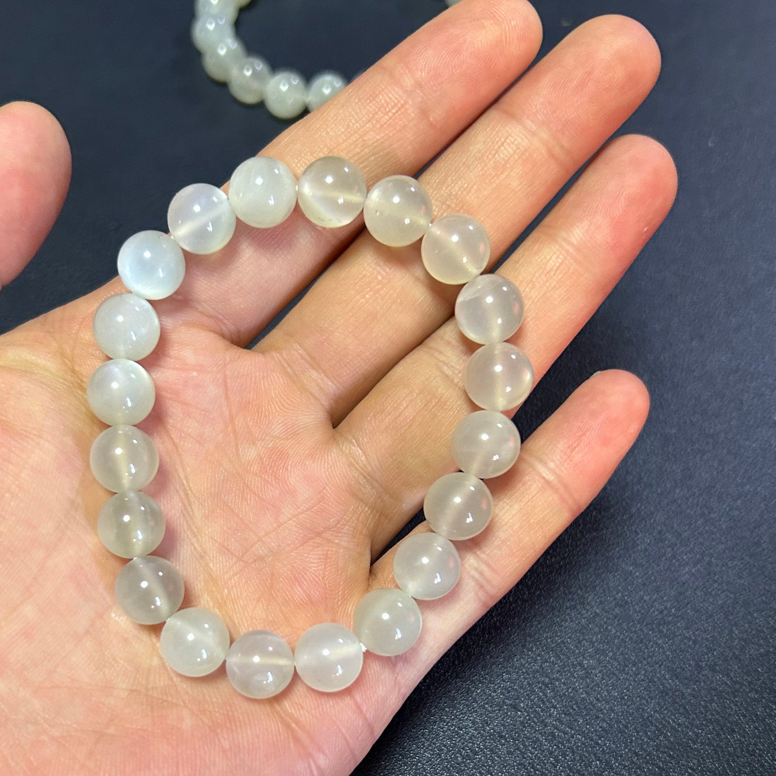 Perles d'obsidienne flocon de neige 4 mm 6 mm 8 mm 10 mm 12 mm 15''