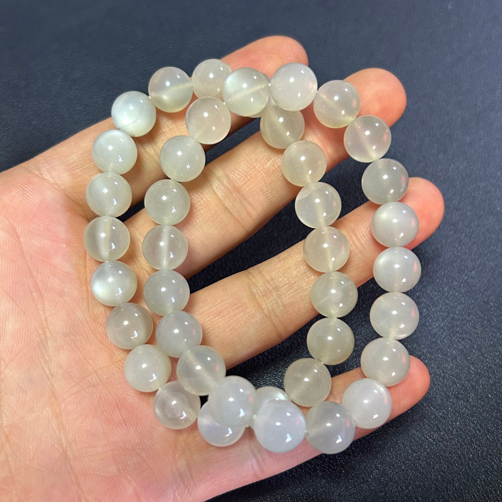 Perles d'obsidienne flocon de neige 4 mm 6 mm 8 mm 10 mm 12 mm 15''