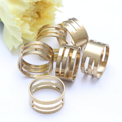 Handmade Ring Opener Tool Copper Ring Holder 10pcs