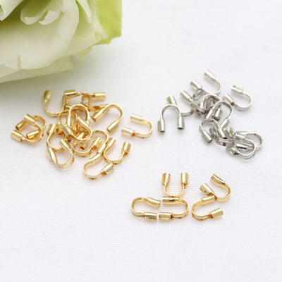 18K Gold Silver Plated Protection line end Buckle 100pcs