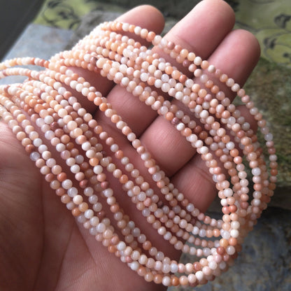 Naturlig ædelsten, 3 mm sten, Howlit, Ametyst, Onyx, Sodalit, Amazonit, Labradorit Rund 15''