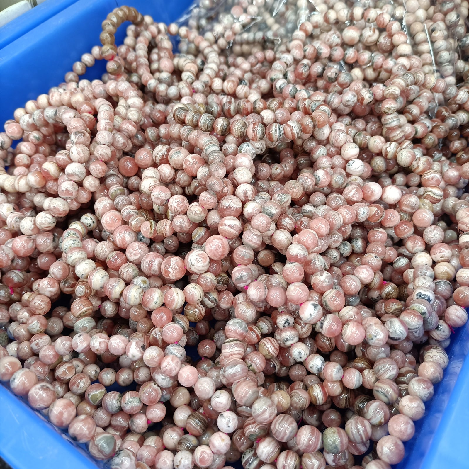 Rhodochrosite Bracelet 7''