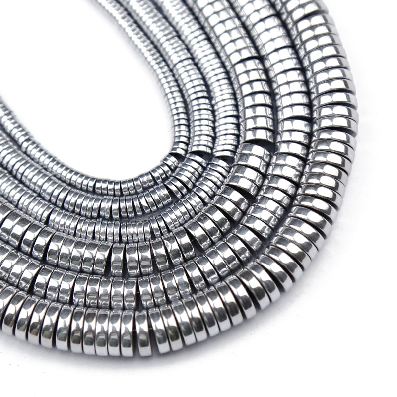 Farverig hæmatit, naturlig ædelsten, Rondelle Stone Spacer 2mm 3mm 4mm 6mm 15''