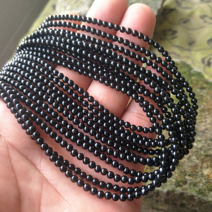 Naturlig ædelsten, 3 mm sten, Howlit, Ametyst, Onyx, Sodalit, Amazonit, Labradorit Rund 15''